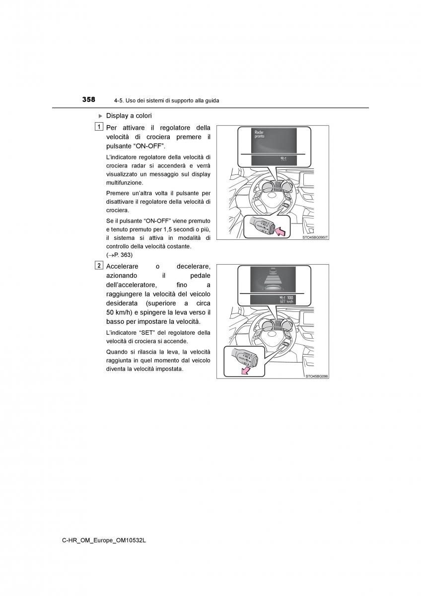 Toyota C HR manuale del proprietario / page 358