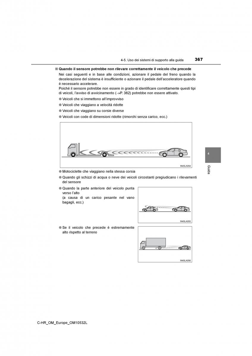 Toyota C HR manuale del proprietario / page 367