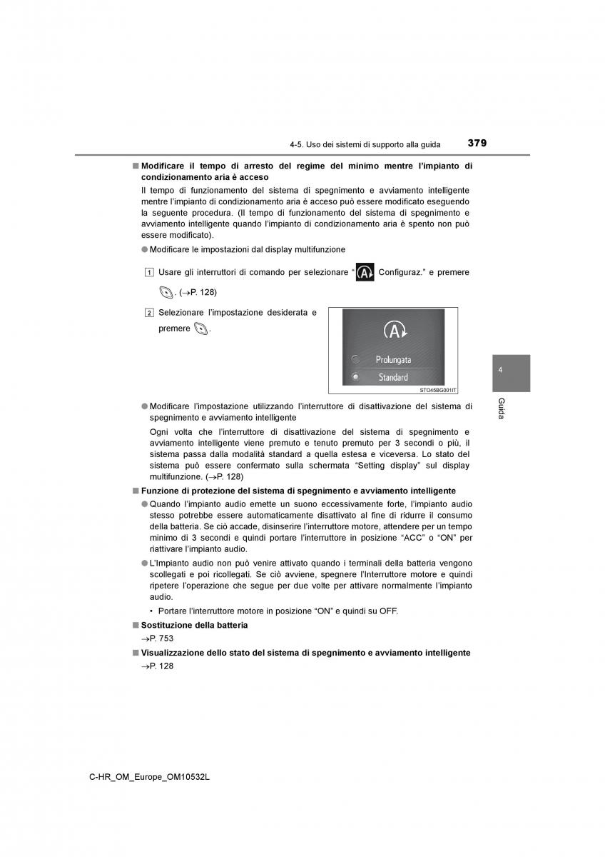 Toyota C HR manuale del proprietario / page 379