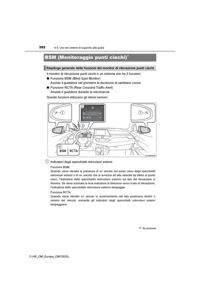 Toyota C HR manuale del proprietario / page 392