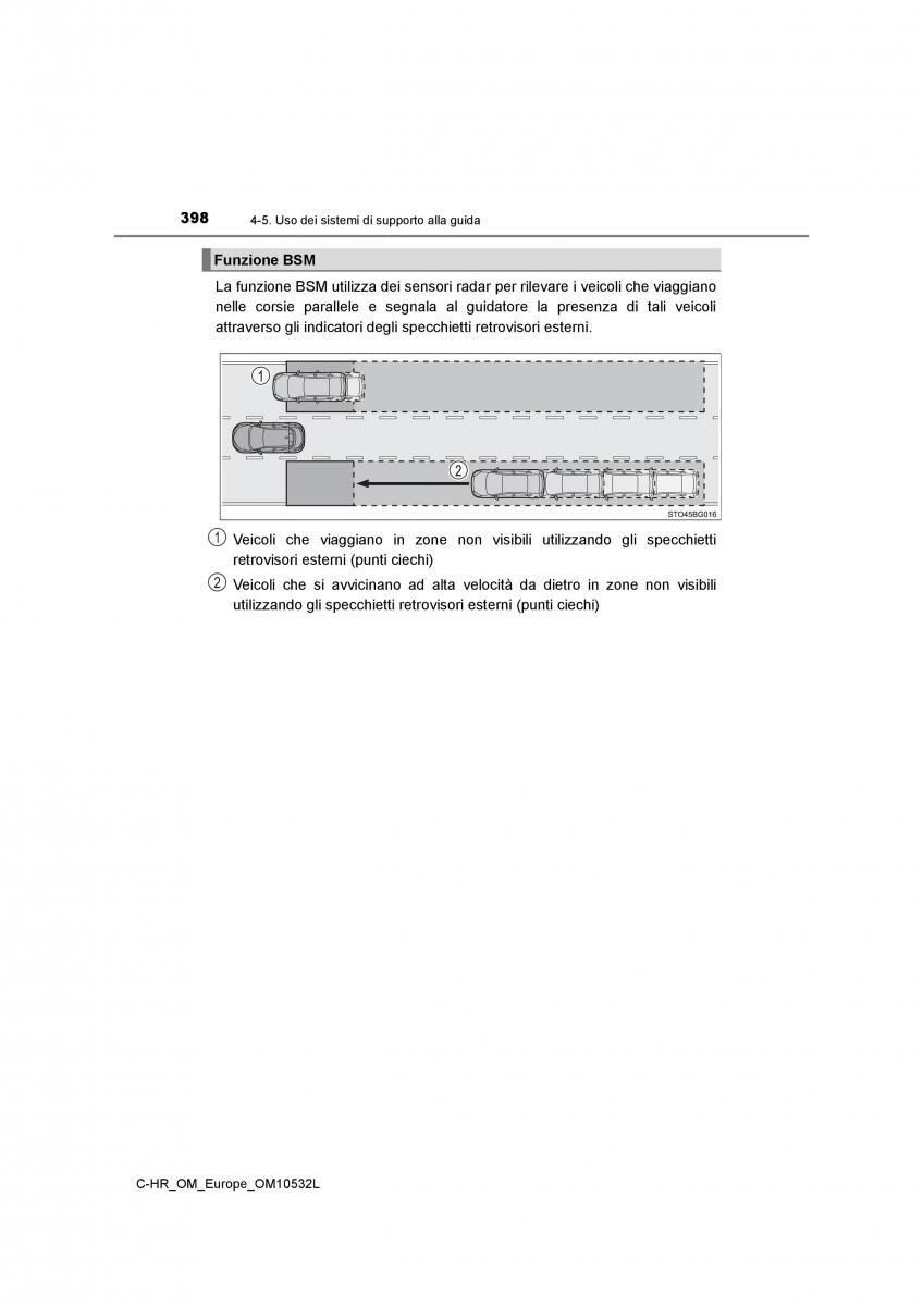 Toyota C HR manuale del proprietario / page 398