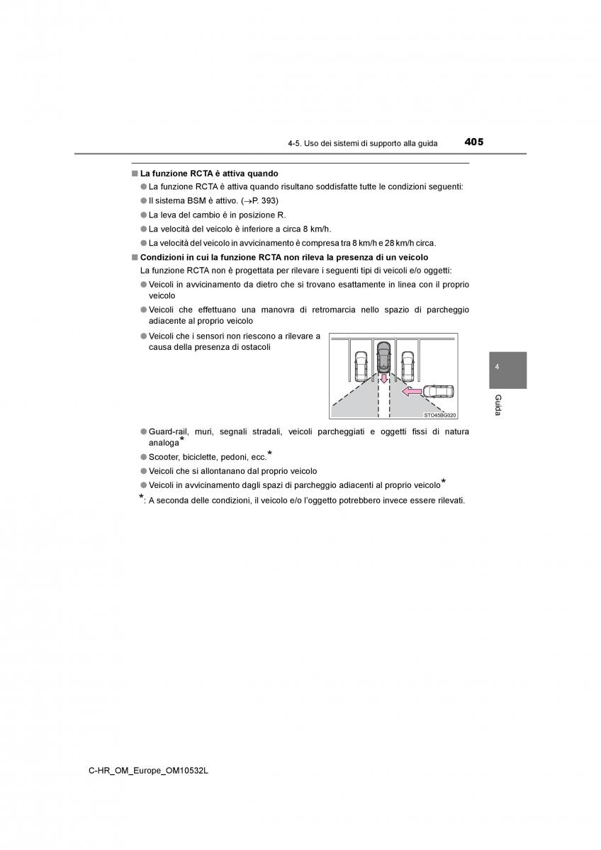 Toyota C HR manuale del proprietario / page 405