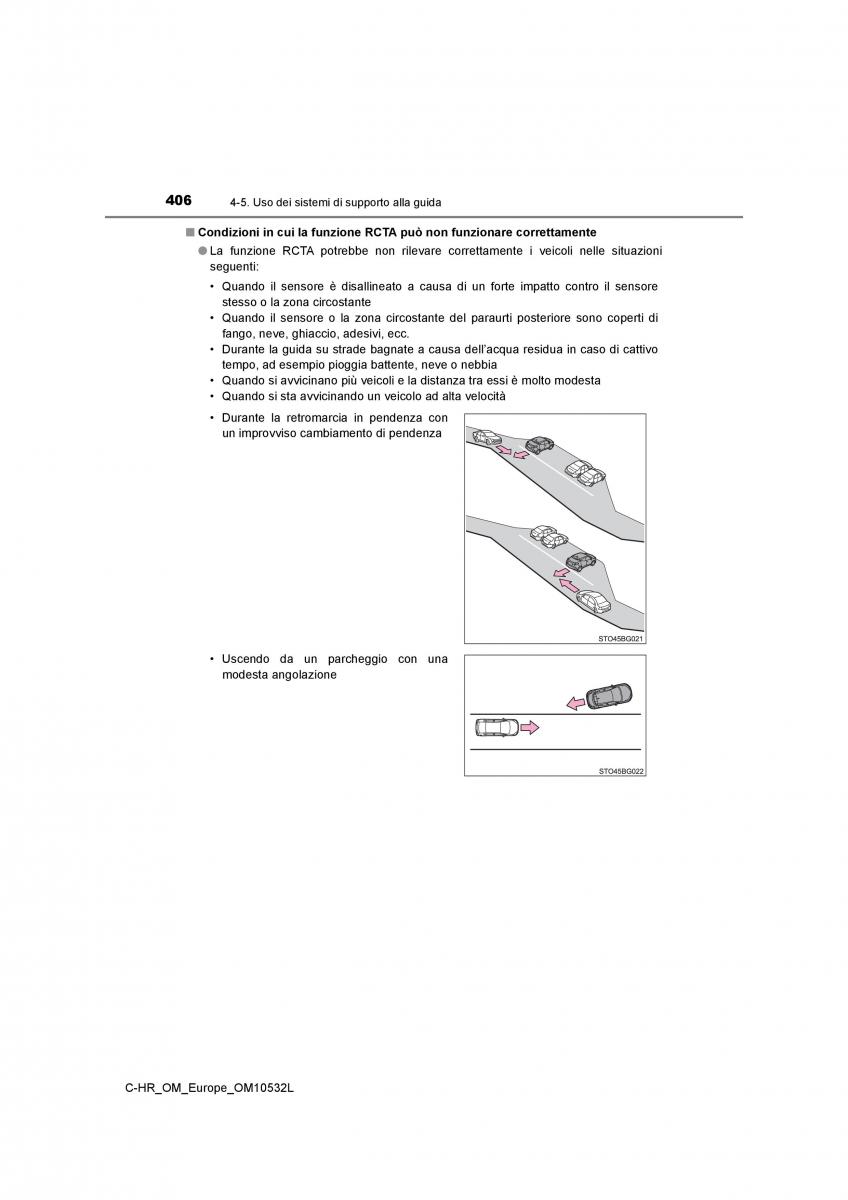 Toyota C HR manuale del proprietario / page 406