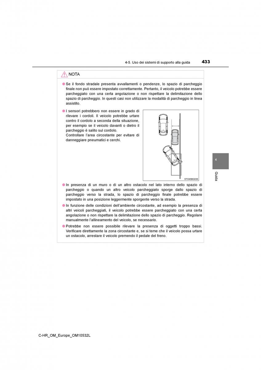 Toyota C HR manuale del proprietario / page 433