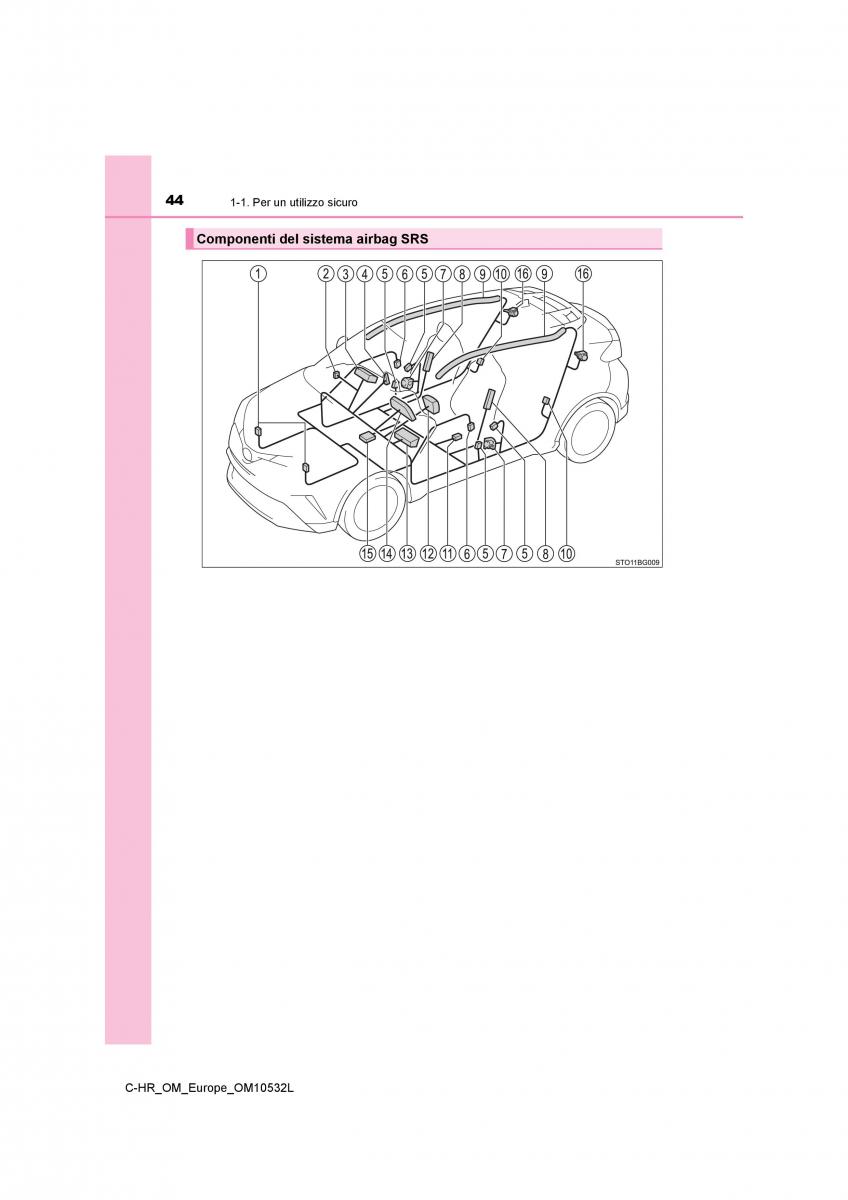 Toyota C HR manuale del proprietario / page 44