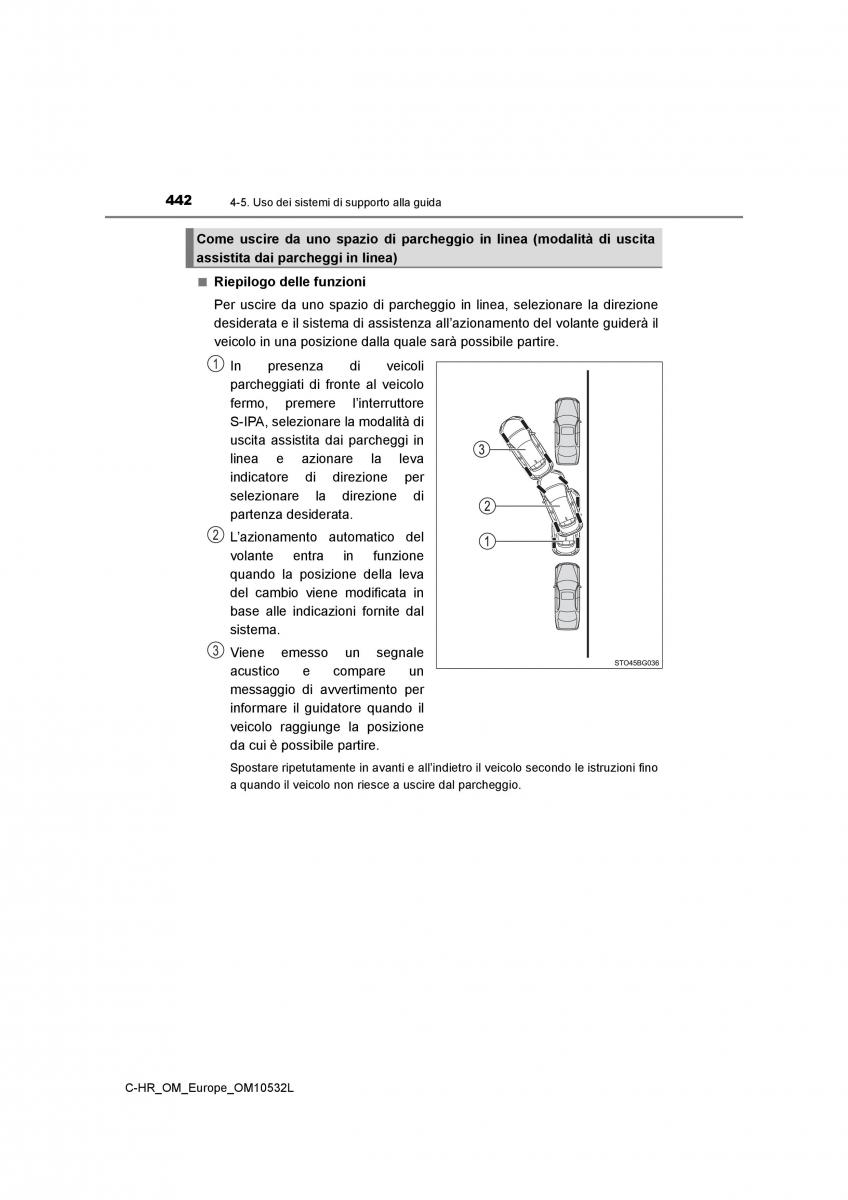 Toyota C HR manuale del proprietario / page 442