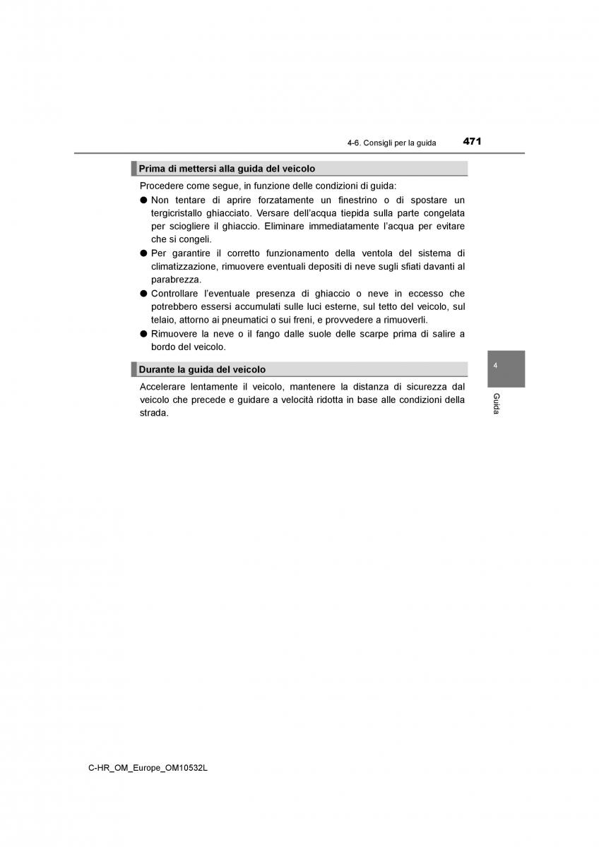 Toyota C HR manuale del proprietario / page 471