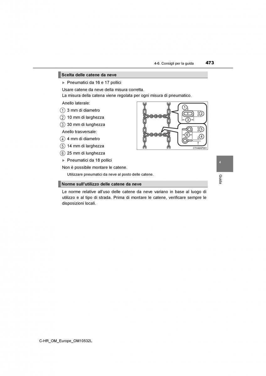 Toyota C HR manuale del proprietario / page 473