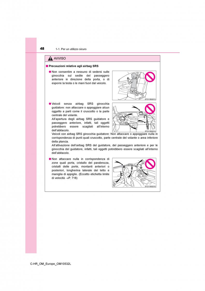 Toyota C HR manuale del proprietario / page 48