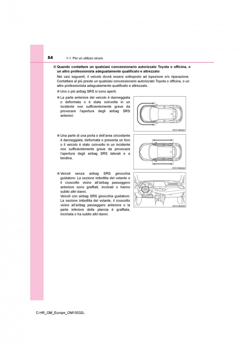 Toyota C HR manuale del proprietario / page 54