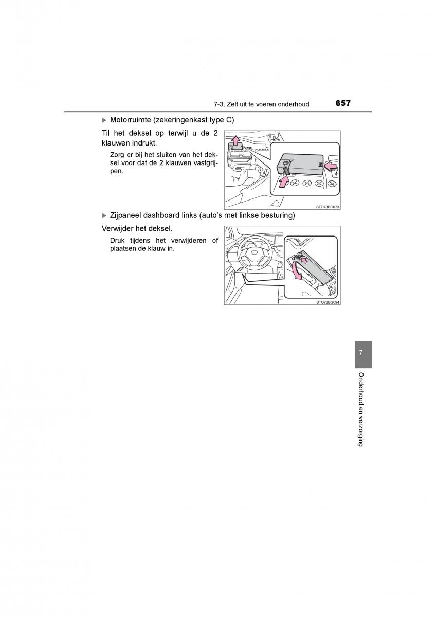 Toyota C HR handleiding / page 657