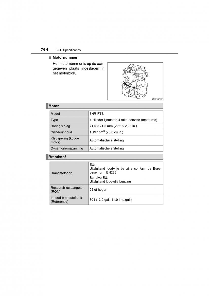 Toyota C HR handleiding / page 764