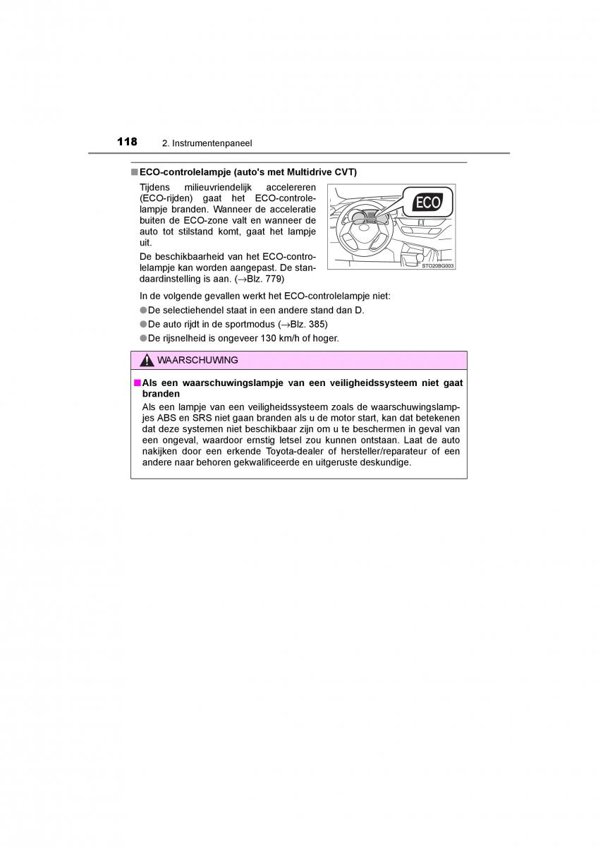 Toyota C HR handleiding / page 118