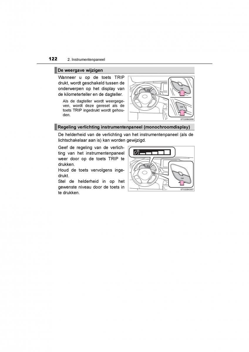 Toyota C HR handleiding / page 122