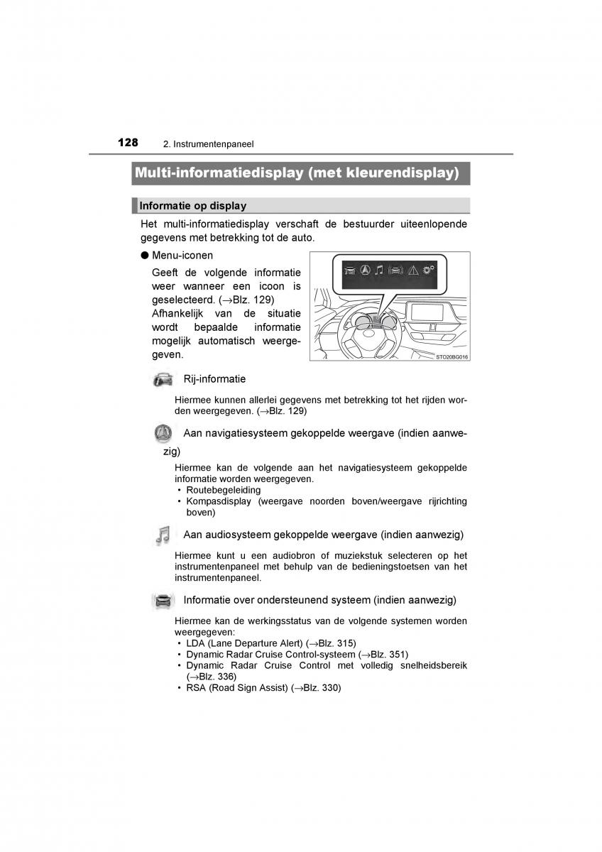 Toyota C HR handleiding / page 128