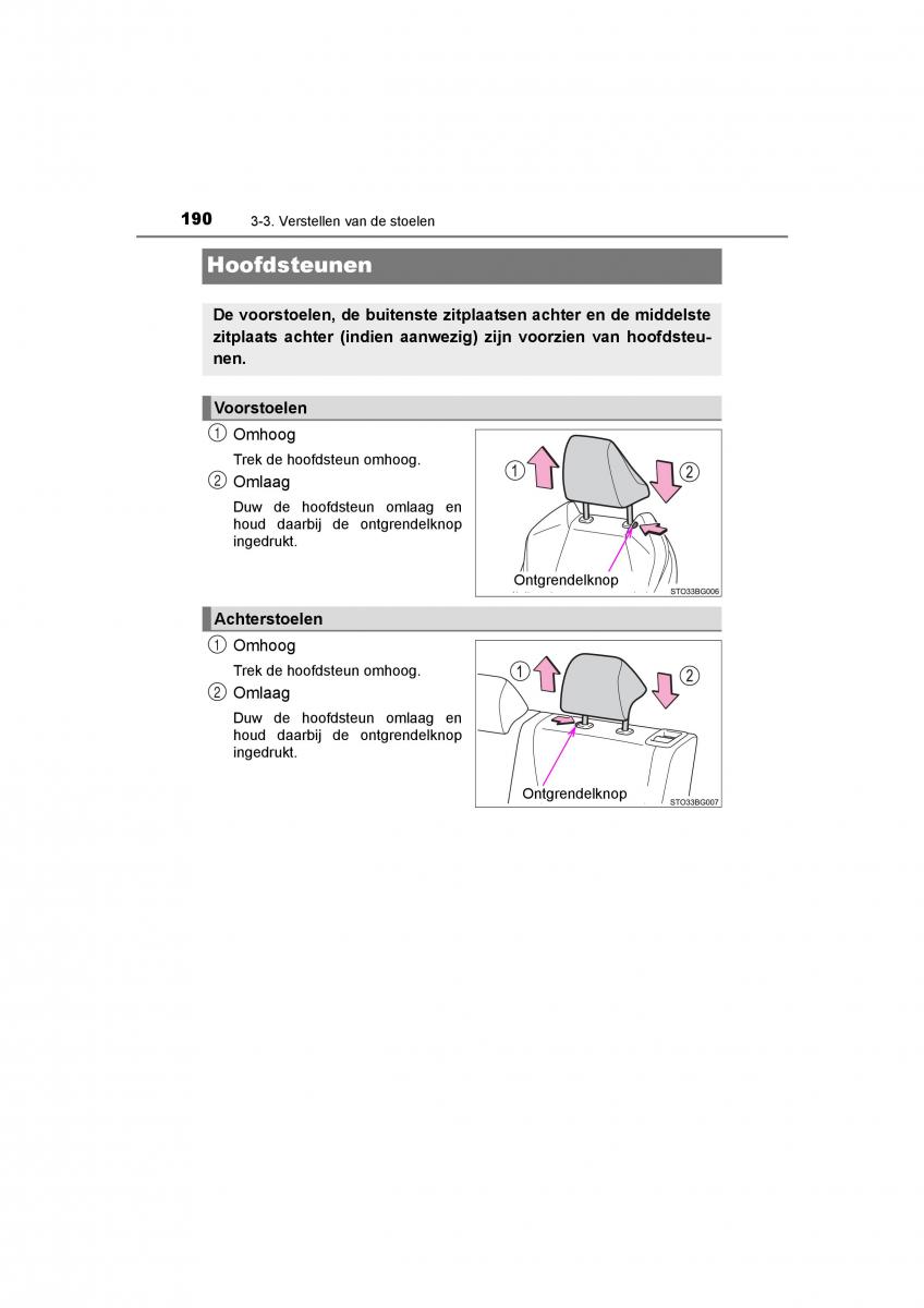 Toyota C HR handleiding / page 190