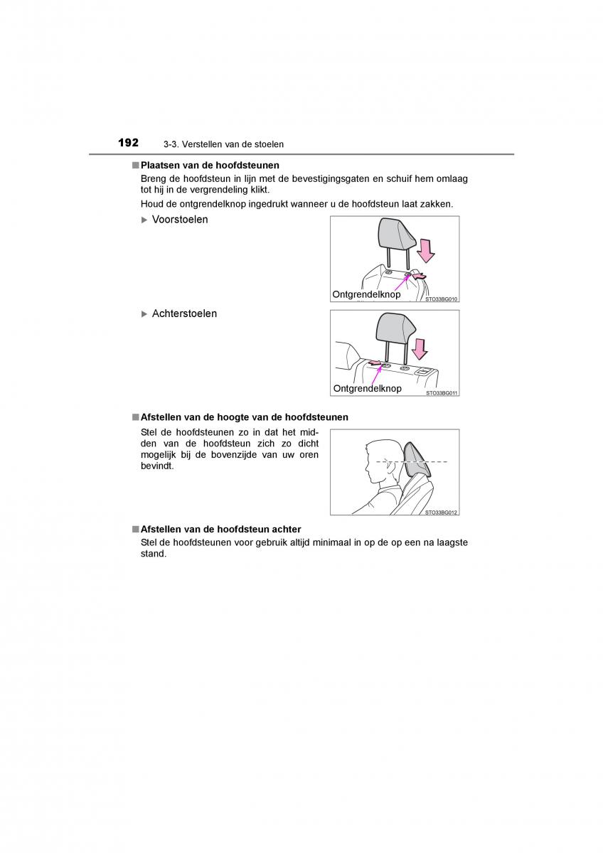 Toyota C HR handleiding / page 192