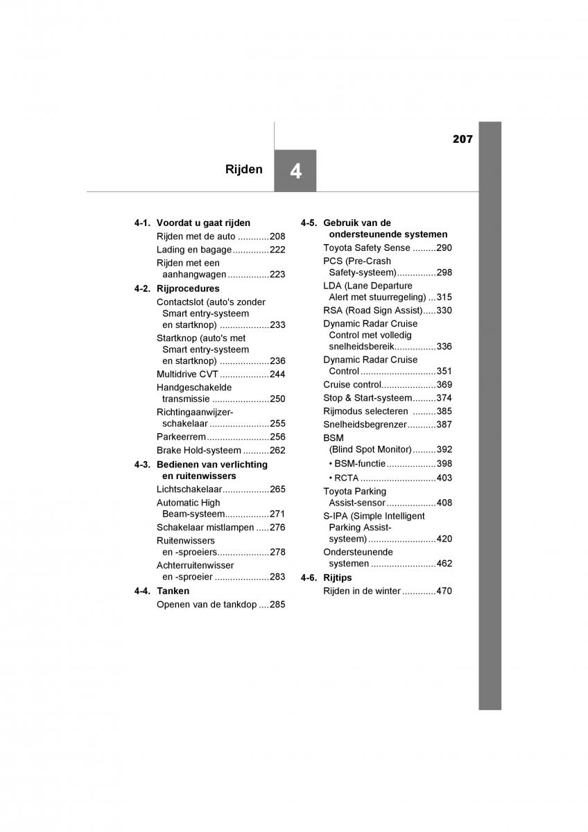 Toyota C HR handleiding / page 207