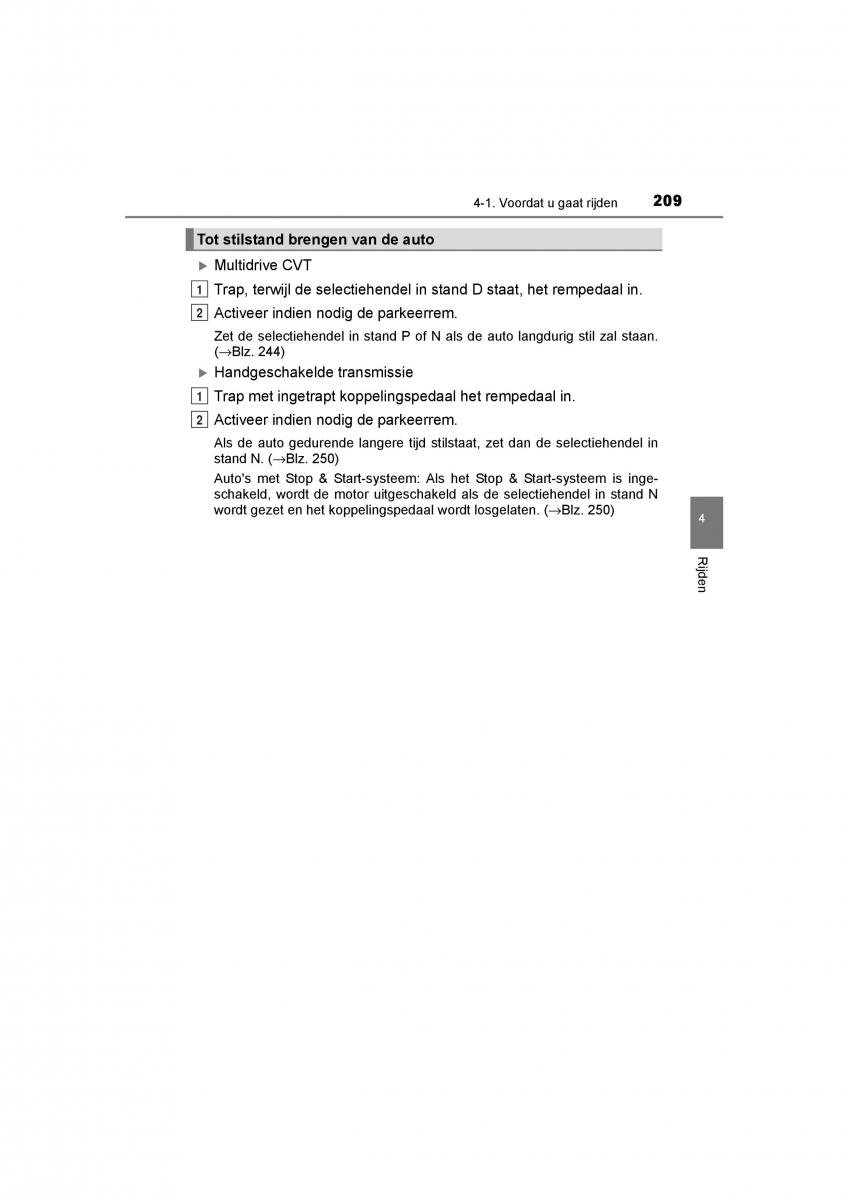 Toyota C HR handleiding / page 209