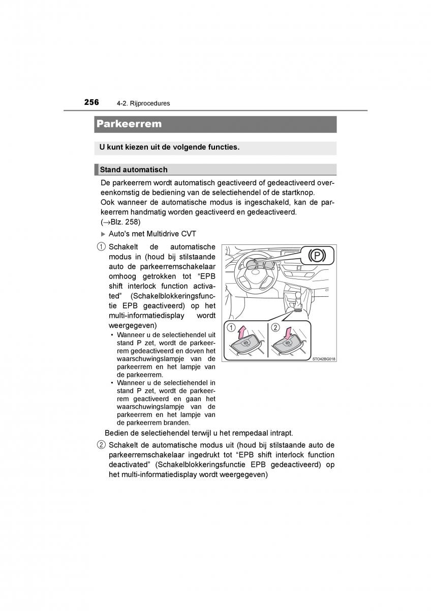 Toyota C HR handleiding / page 256