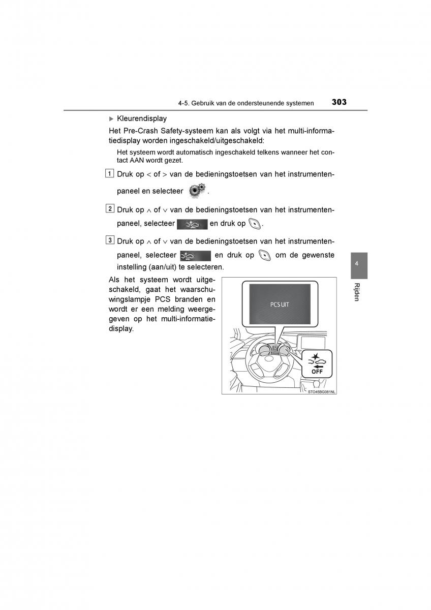 Toyota C HR handleiding / page 303