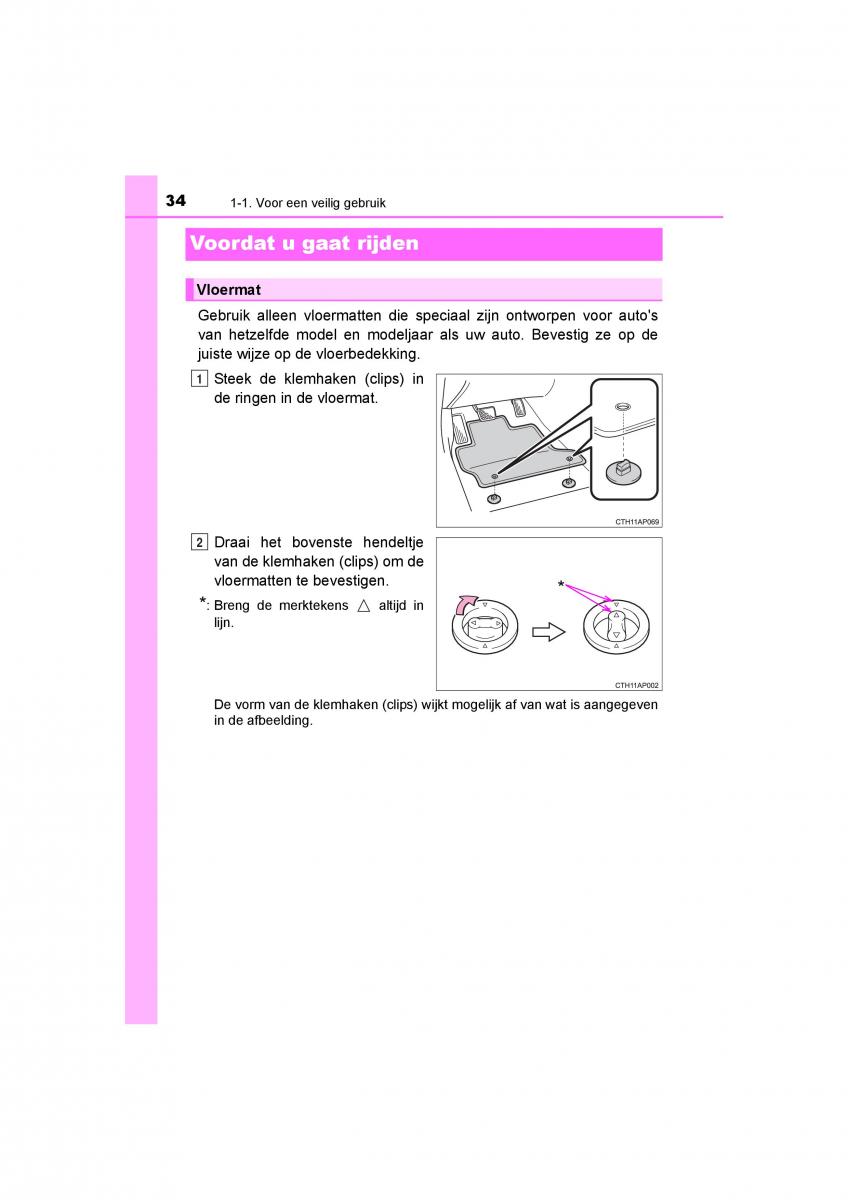 Toyota C HR handleiding / page 34