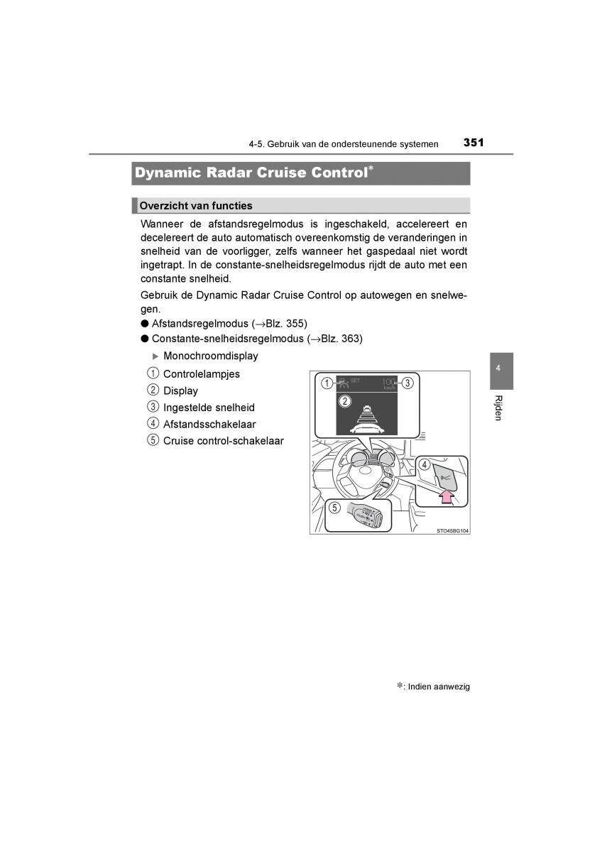 Toyota C HR handleiding / page 351