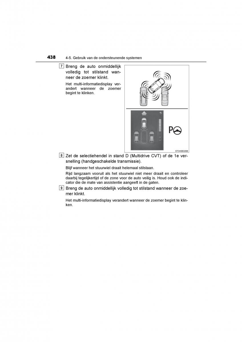 Toyota C HR handleiding / page 438