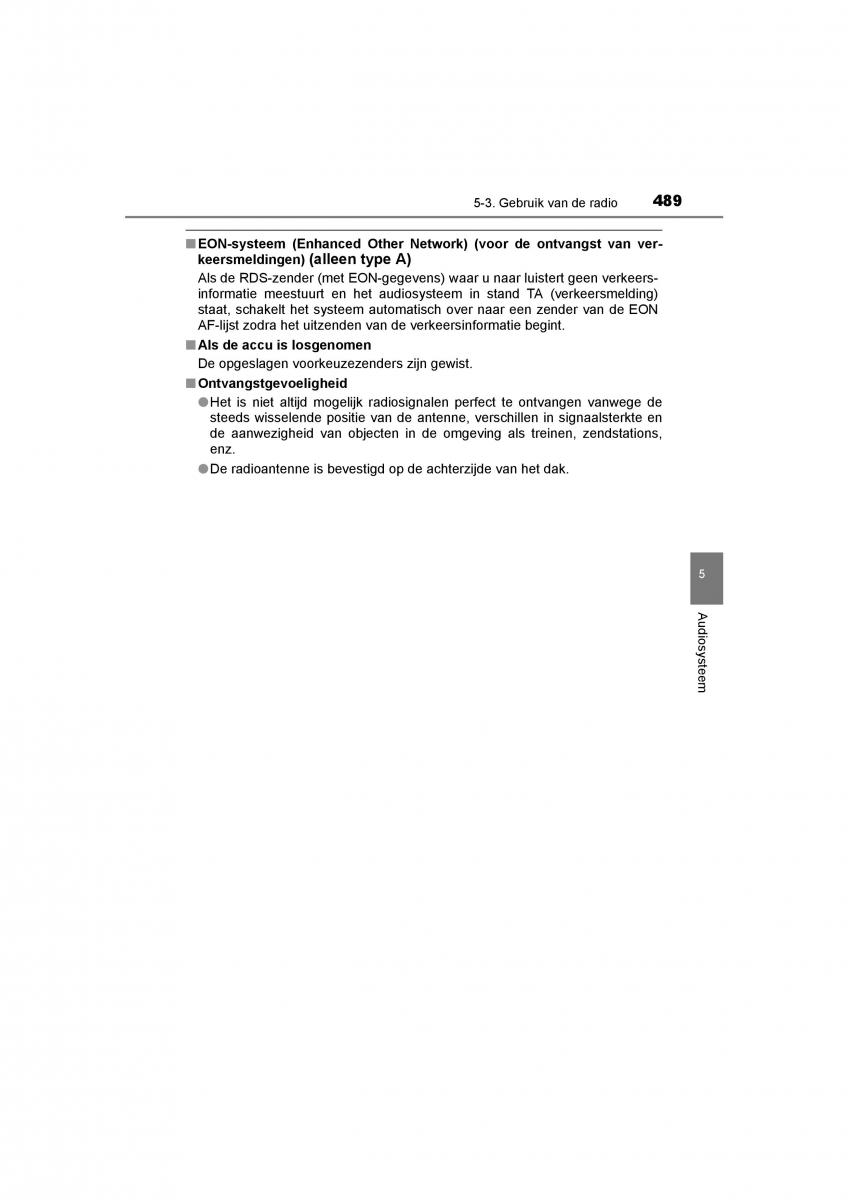 Toyota C HR handleiding / page 489