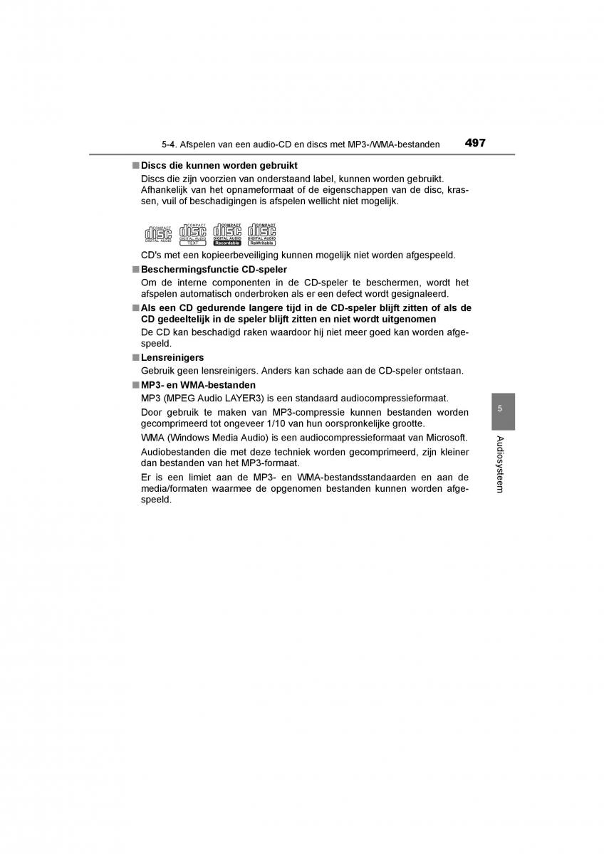 Toyota C HR handleiding / page 497