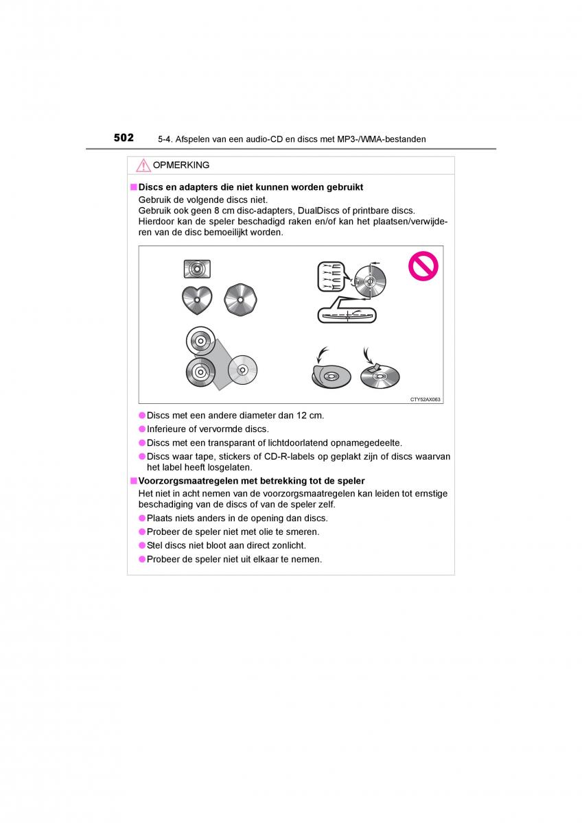 Toyota C HR handleiding / page 502