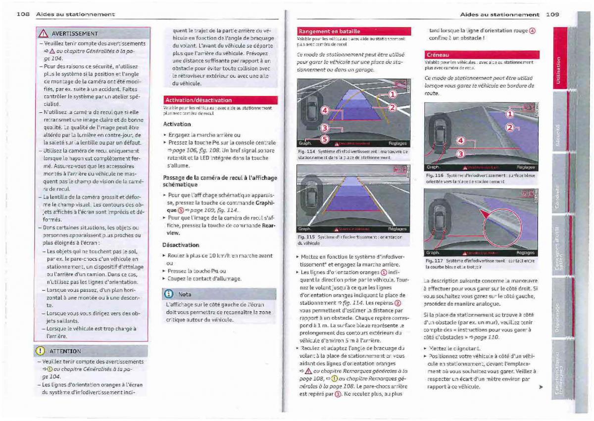 Audi Q3 manuel du proprietaire / page 55