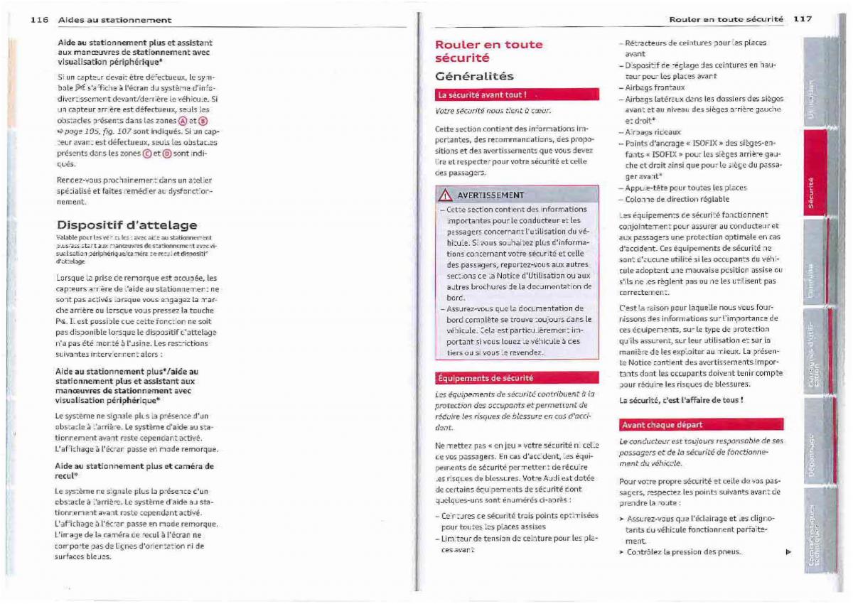 Audi Q3 manuel du proprietaire / page 59