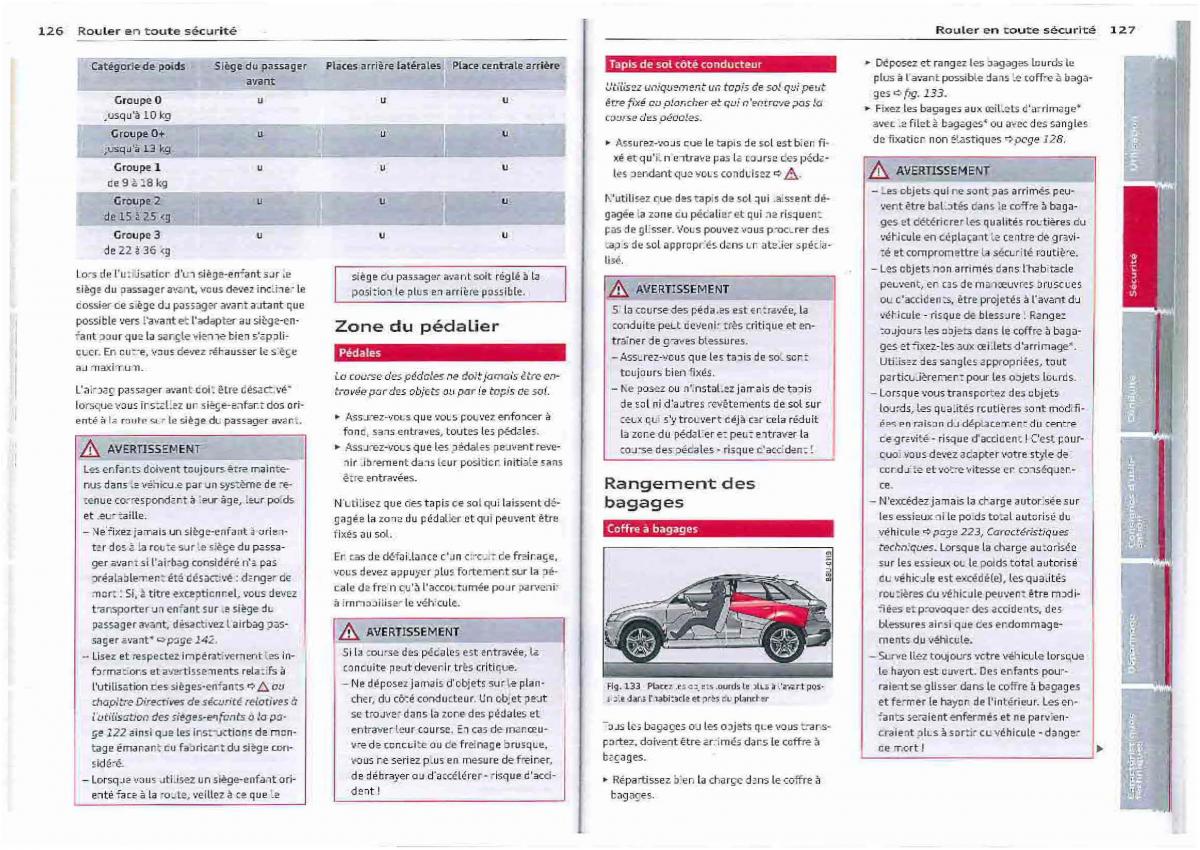 Audi Q3 manuel du proprietaire / page 64