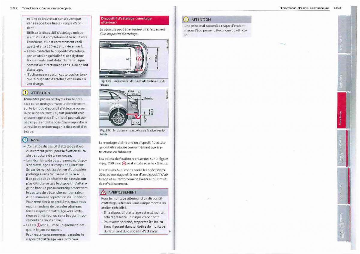 Audi Q3 manuel du proprietaire / page 82