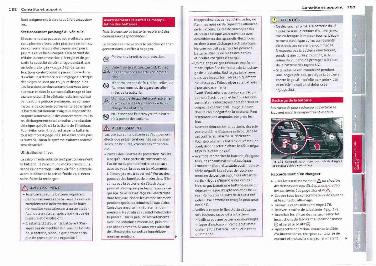 Audi Q3 manuel du proprietaire / page 92