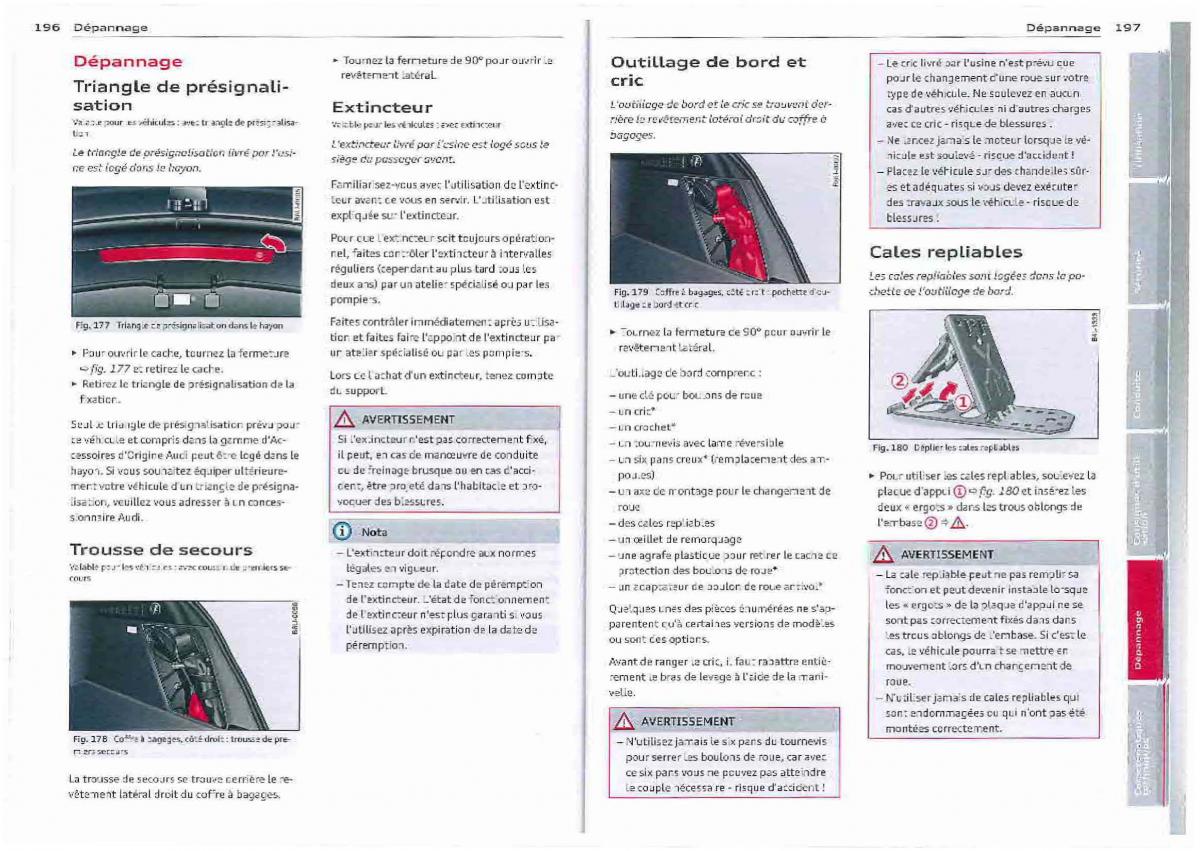 Audi Q3 manuel du proprietaire / page 99