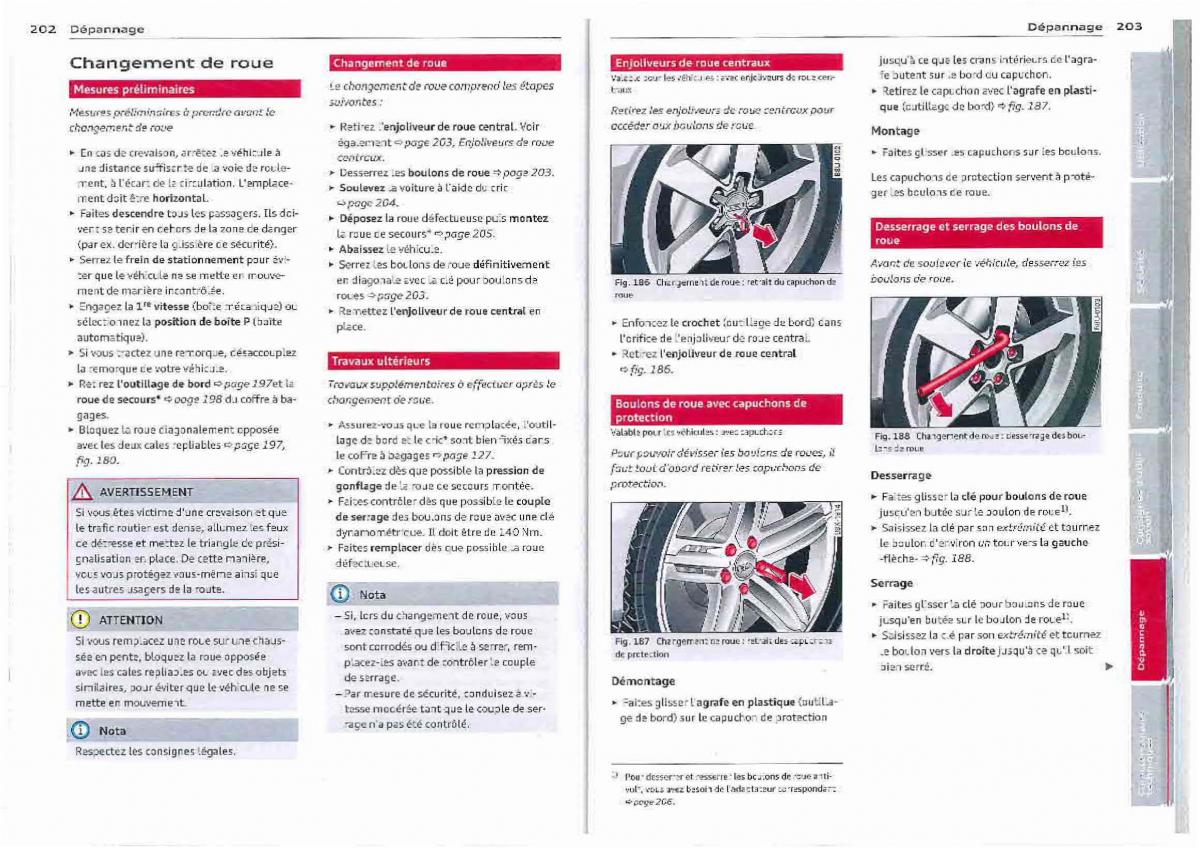 Audi Q3 manuel du proprietaire / page 102