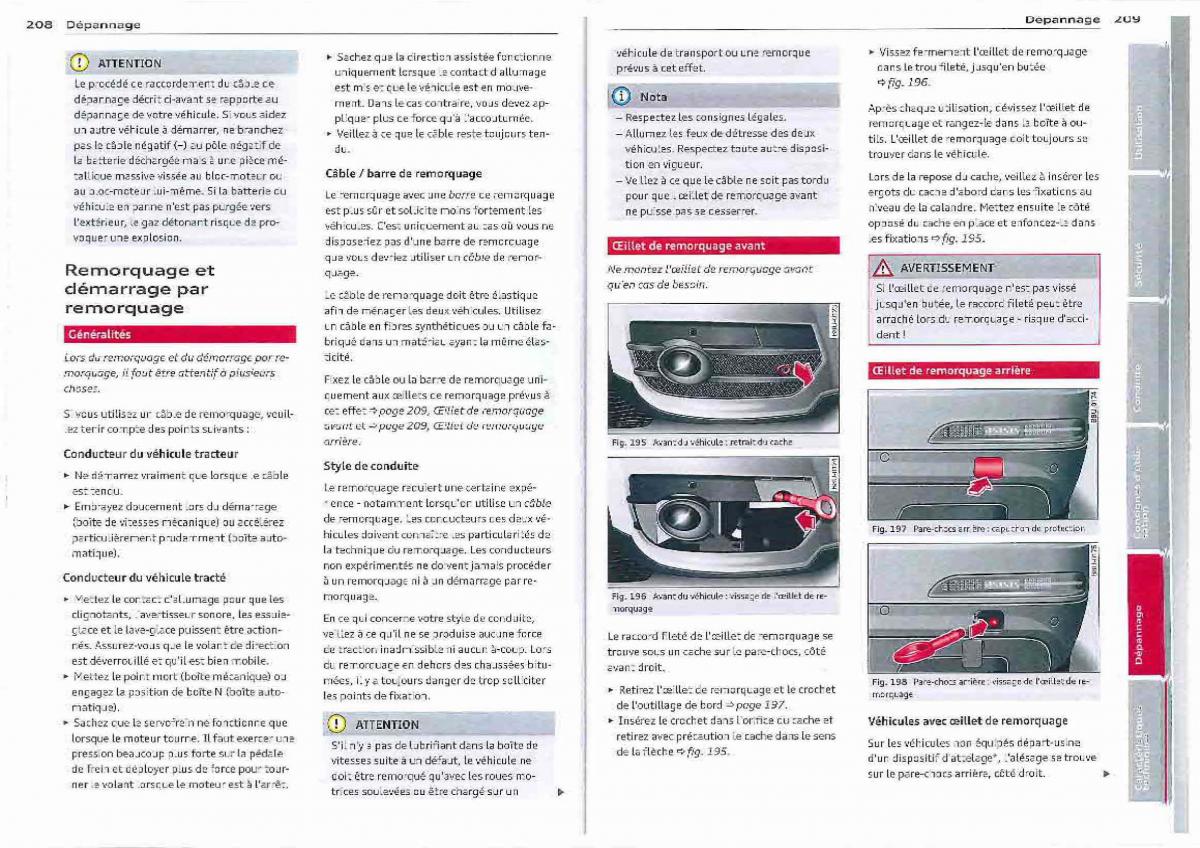 Audi Q3 manuel du proprietaire / page 105