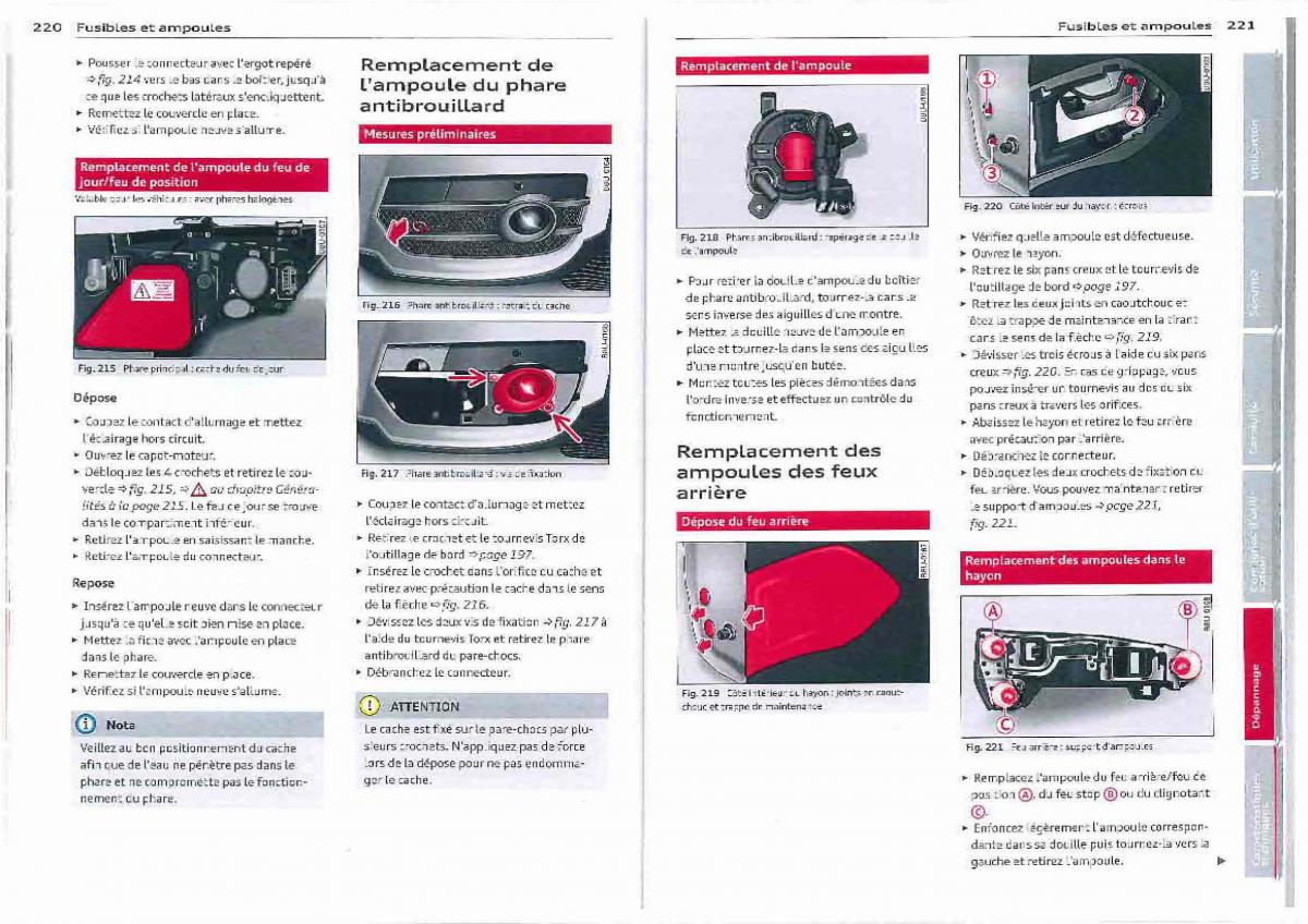 Audi Q3 manuel du proprietaire / page 111