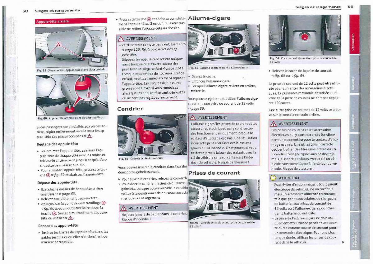 Audi Q3 manuel du proprietaire / page 30