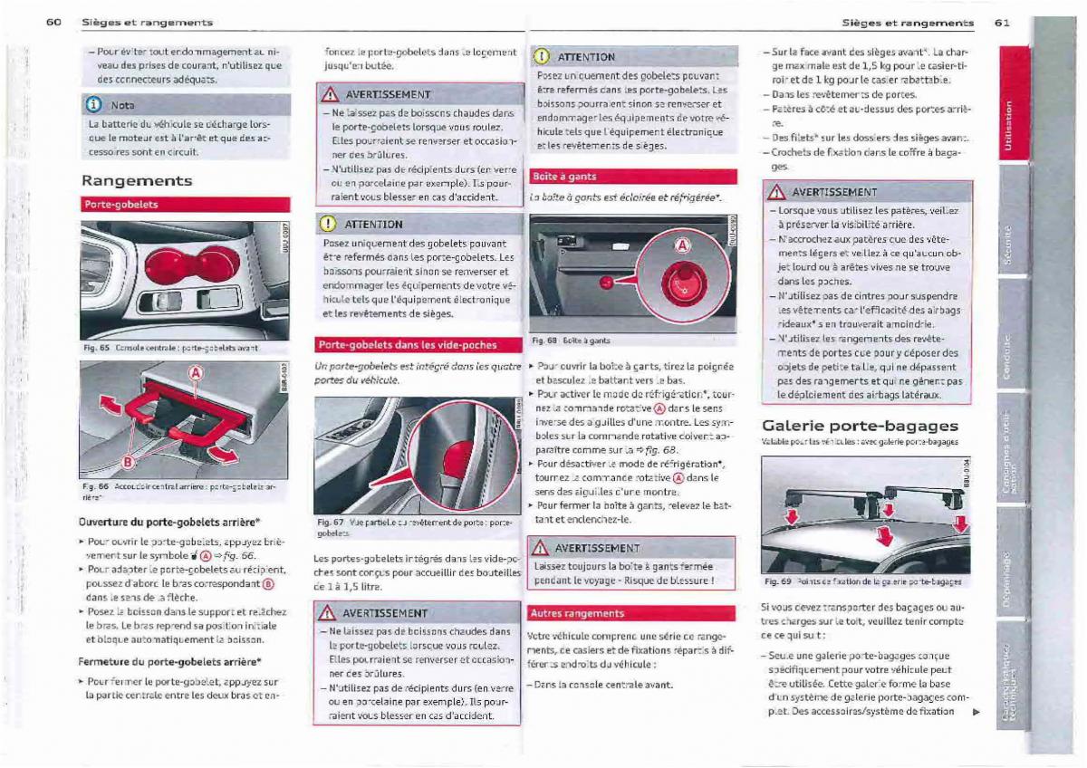 Audi Q3 manuel du proprietaire / page 31