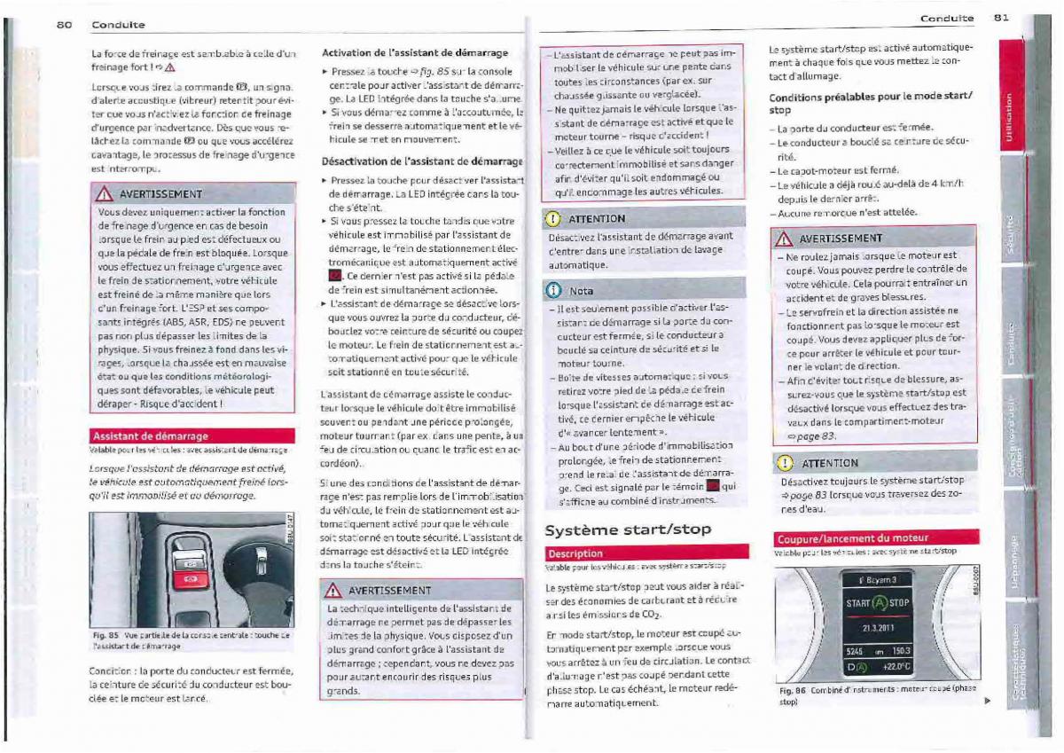 Audi Q3 manuel du proprietaire / page 41