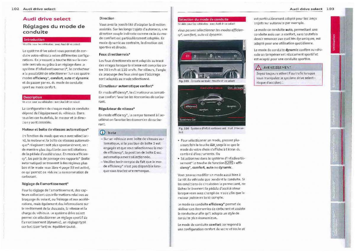 Audi Q3 manuel du proprietaire / page 52