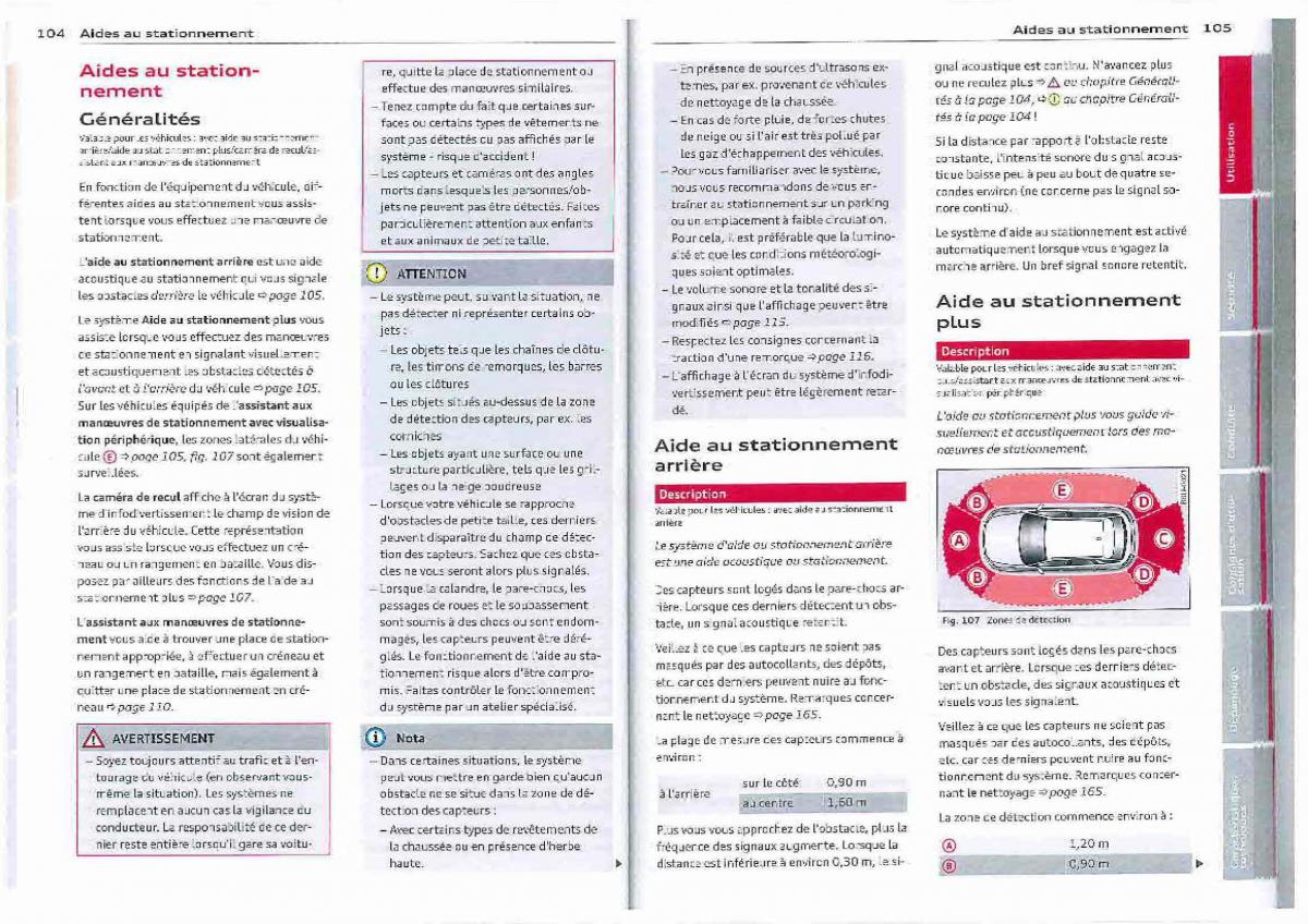 Audi Q3 manuel du proprietaire / page 53