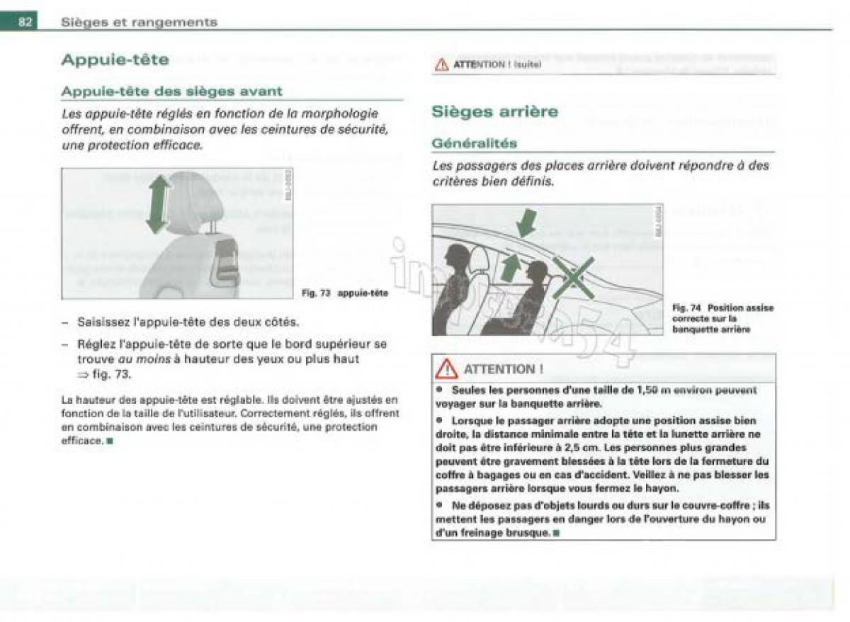 Audi TT II 2 manuel du proprietaire / page 83