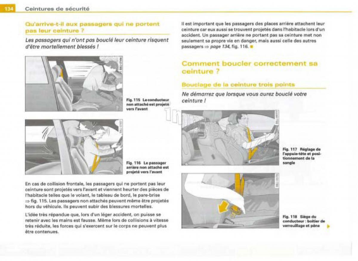 Audi TT II 2 manuel du proprietaire / page 135