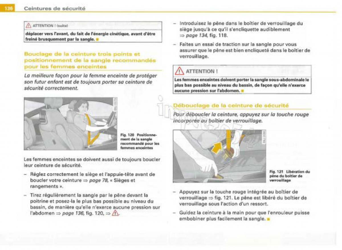 Audi TT II 2 manuel du proprietaire / page 137