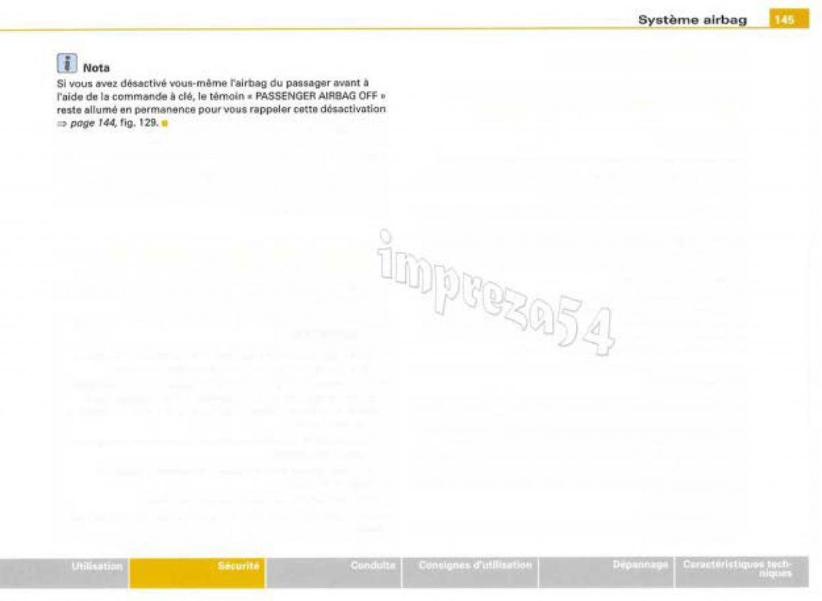 Audi TT II 2 manuel du proprietaire / page 146