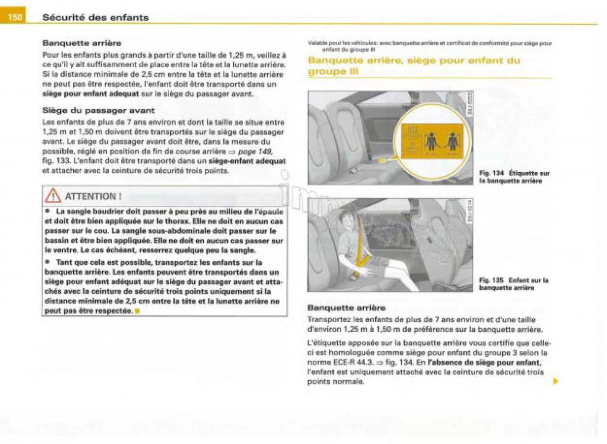 Audi TT II 2 manuel du proprietaire / page 151